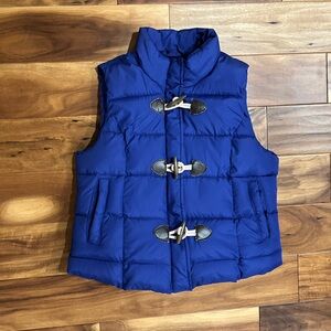 Arizona Jean Company Royal Blue Puffer Vest size Large